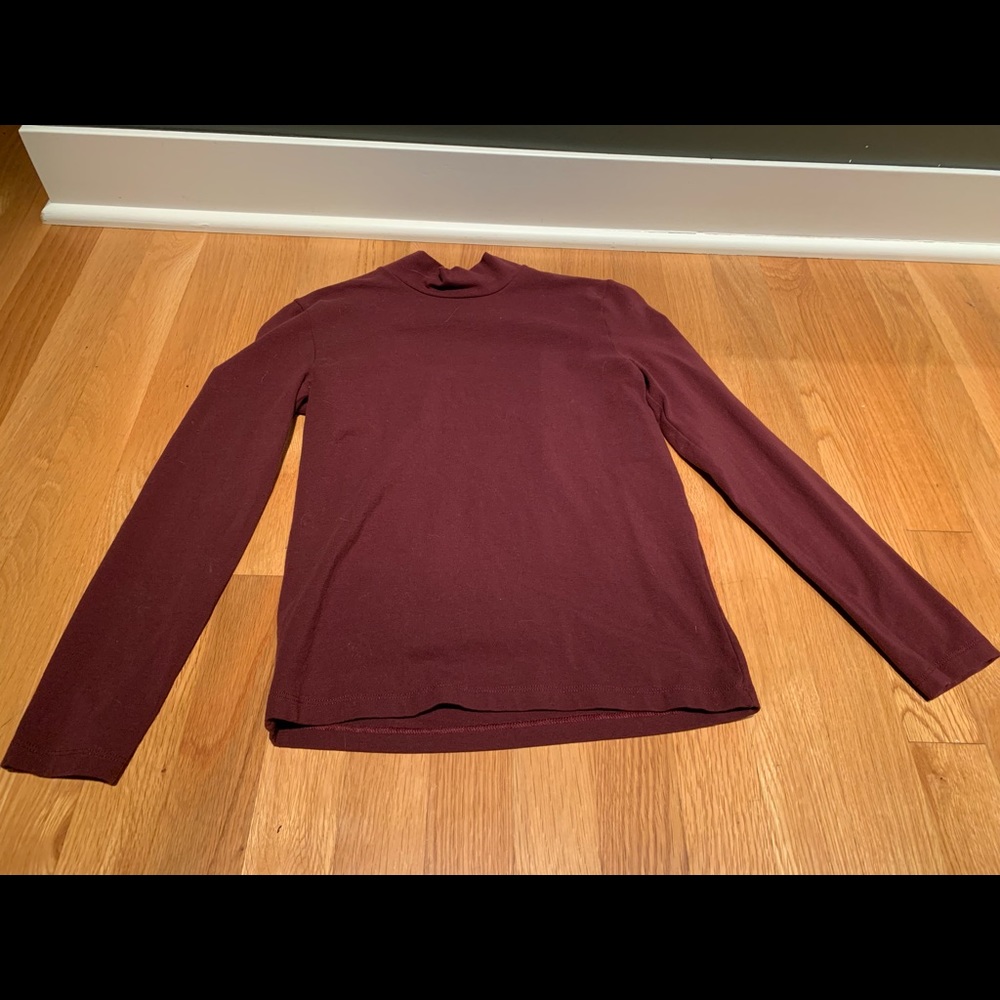 American Apparel Mock Neck Top